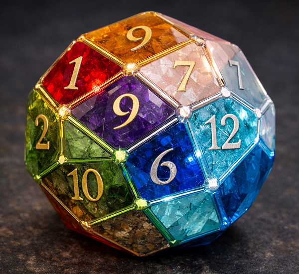 An image of changing numbers on dice