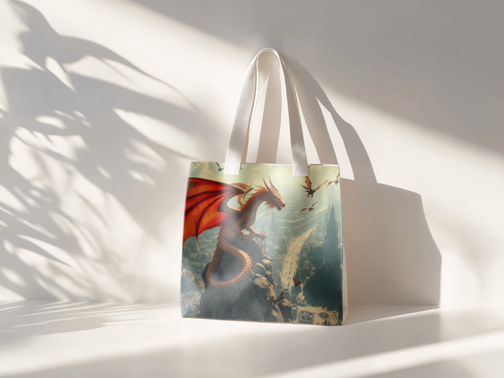 Tote Bag with Vera Shop in Mobile Phone